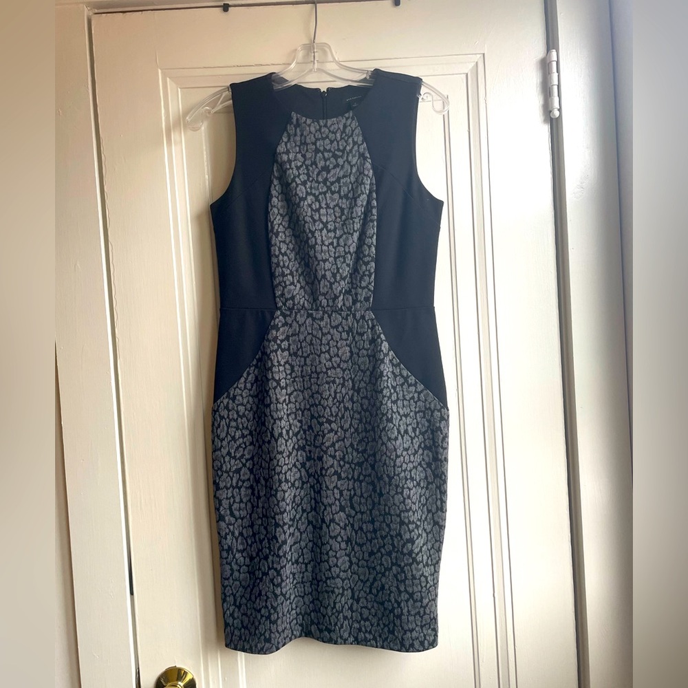 Black and Gray NWT Ann Taylor shift dress